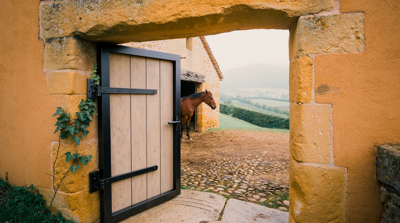 Entrée, Le Galop des Collines, centre équestre à Charmes-sur-l'Herbasse