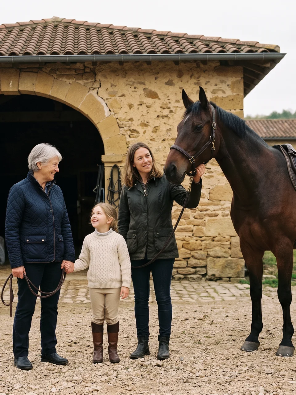 L'équipe, Le Galop des Collines, centre équestre à Charmes-sur-l'Herbasse